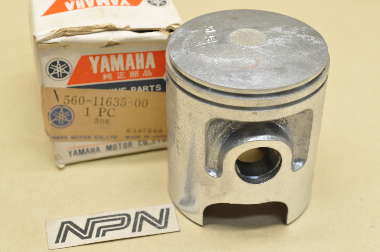 NOS Yamaha 1976 DT125 .25 Oversize Piston 56.25mm 560-11635-00