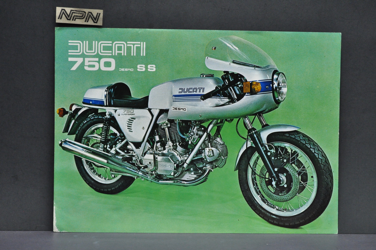 Vintage 1976 Ducati 750 SS Desmo Super Sport Motorcycle Dealer