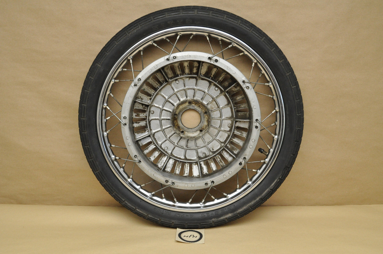 Vintage Used OEM Honda P50 Rear Wheel Rim Spoke Hub Assembly 42701-044-600