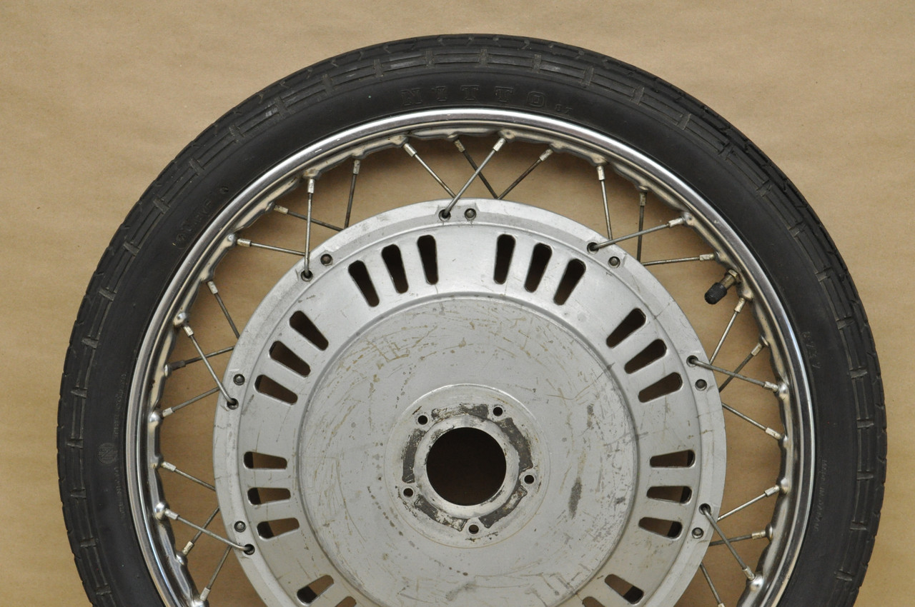 Vintage Used OEM Honda P50 Rear Wheel Rim Spoke Hub Assembly 42701-044-600