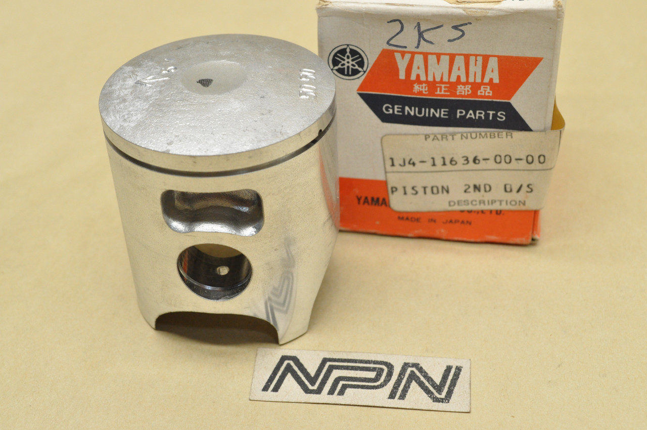 NOS Yamaha 1976-81 YZ100 .50 Oversize Piston 50.50mm 1J4-11636-00