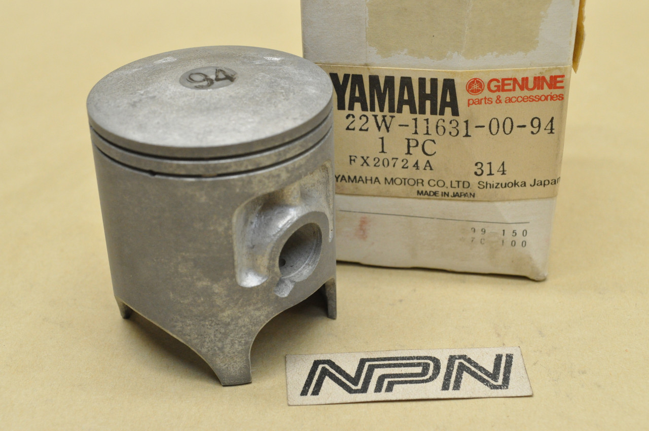 NOS Yamaha 1983 YZ80 Standard Size Piston 22W-11631-00-94