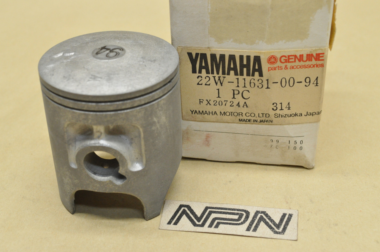 NOS Yamaha 1983 YZ80 Standard Size Piston 22W-11631-00-94