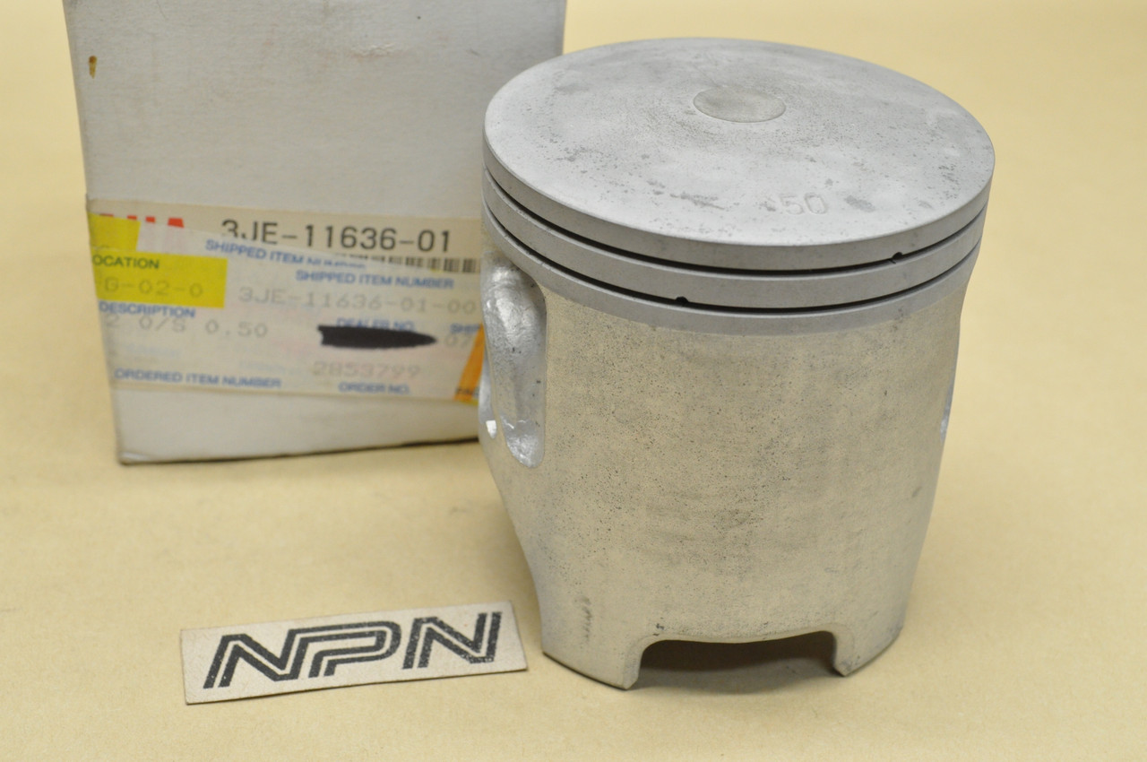 NOS Yamaha 1988-90 YZ250 .50 Oversize Piston 3JE-11636-01