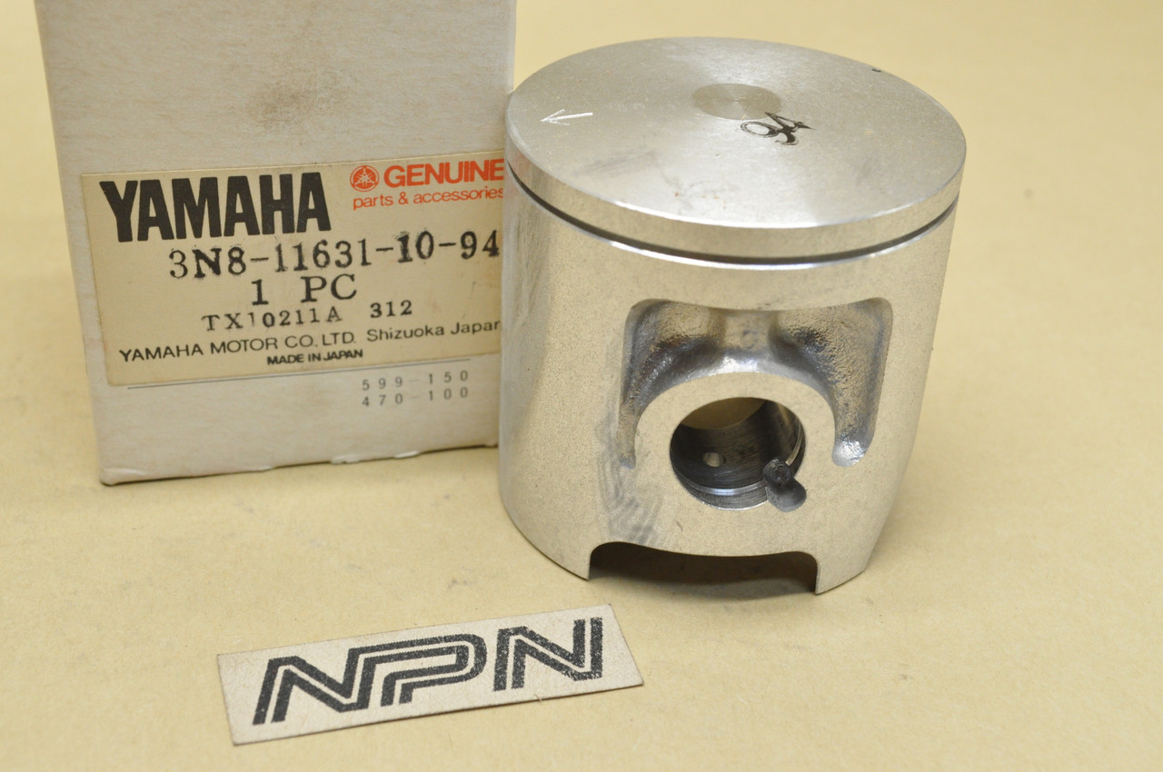 NOS Yamaha 1981 YZ125 Standard Size Piston 3N8-11631-10-94