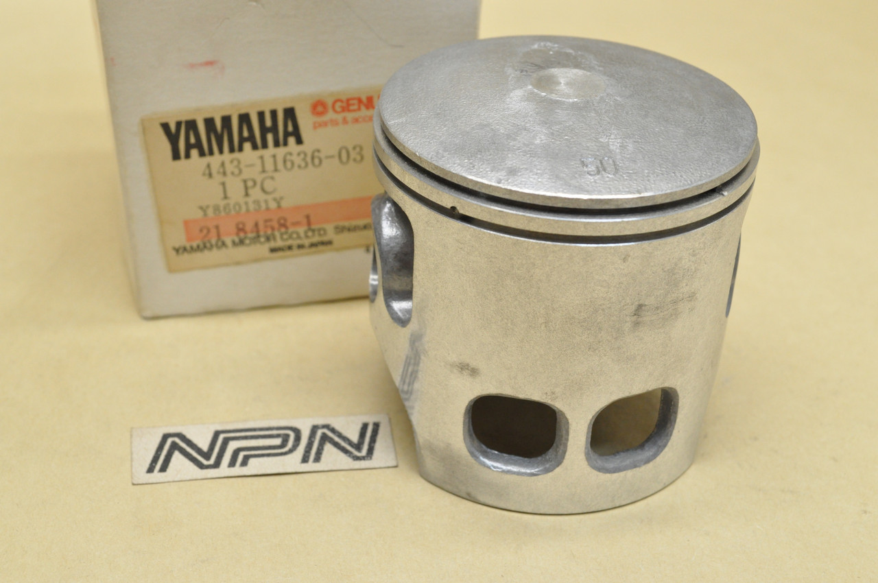 NOS Yamaha 1974-76 DT175 1975-76 TY175 .50 Oversize Piston 443-11636-03