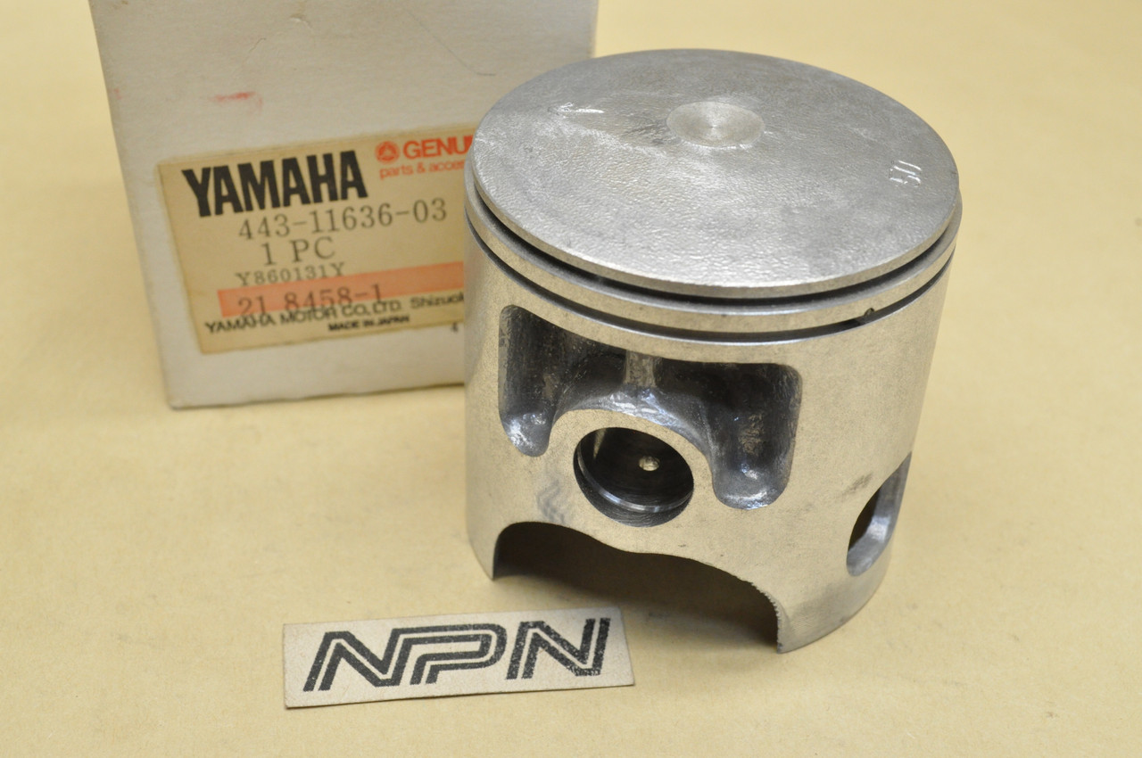 NOS Yamaha 1974-76 DT175 1975-76 TY175 .50 Oversize Piston 443-11636-03