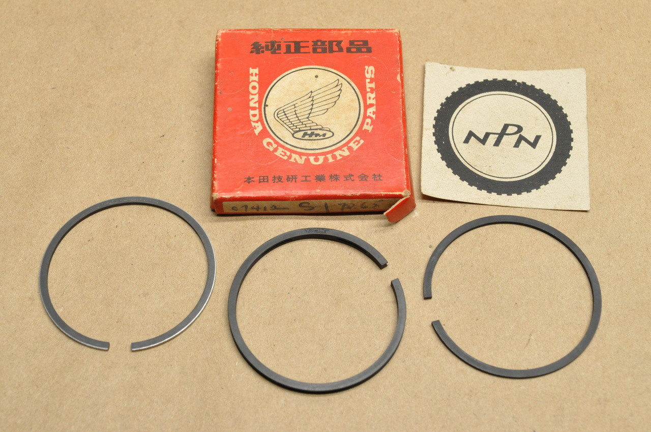 NOS Honda S65 Piston Ring Set .25 Oversize 13020-035-000