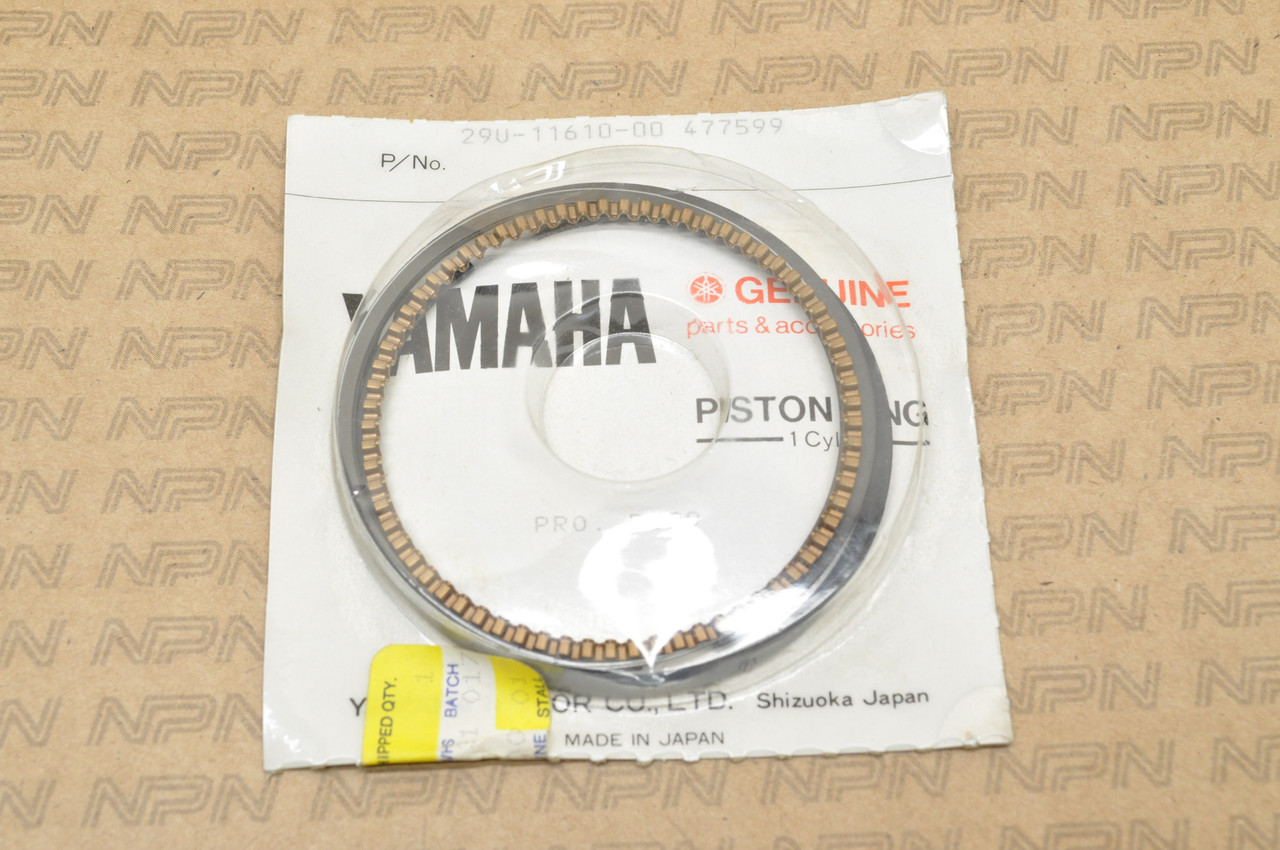NOS Yamaha XT225 YFM225 YTM225 Standard Size Piston Ring Set 29U-11610-00