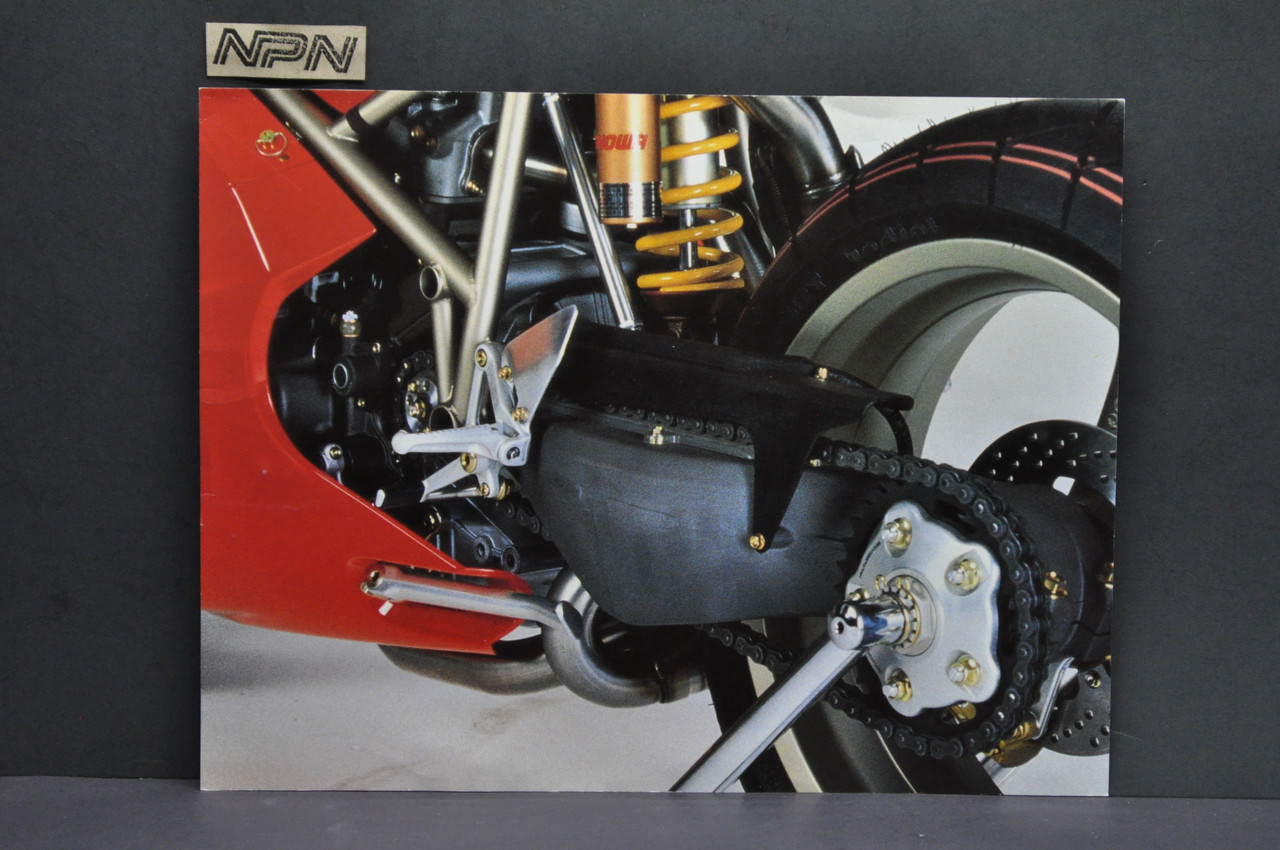 Vtg 1994 Ducati 916 Desmoquattro Superbike Motorcycle Dealer Sales Brochure