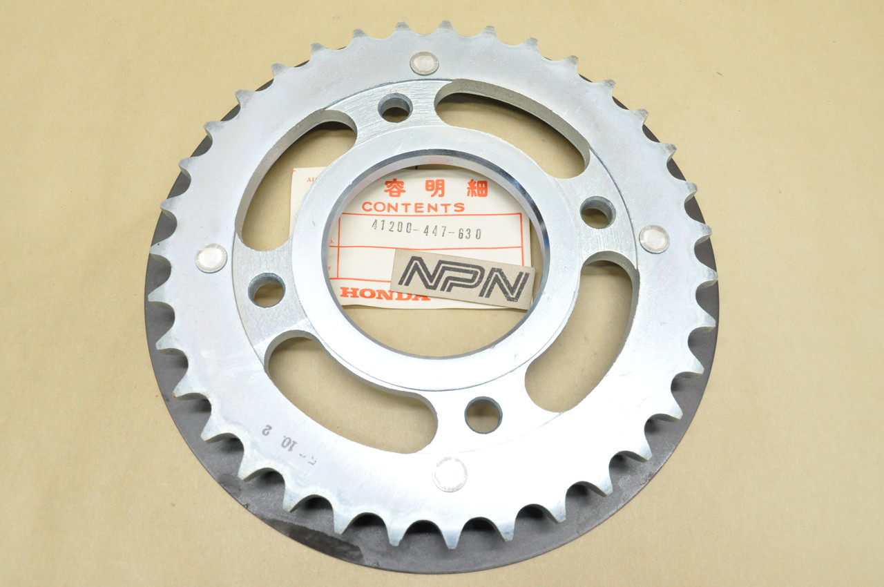 NOS Honda 1981 CM400 E Rear Wheel Final Drive Chain Sprocket 35T 41200-447-630