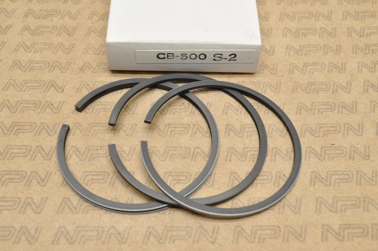 NOS Honda CB500 K0-K2 .50 Oversize Piston Ring Set 13031-323-013
