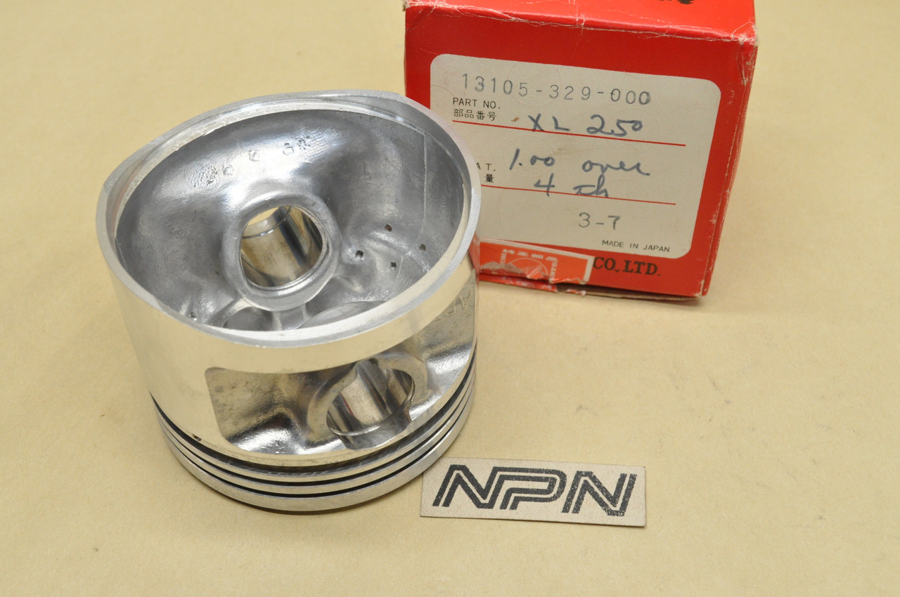 Honda XL250 Piston Ring Set - Standard Size For 1972-1977 Models, 4-Stroke Engine