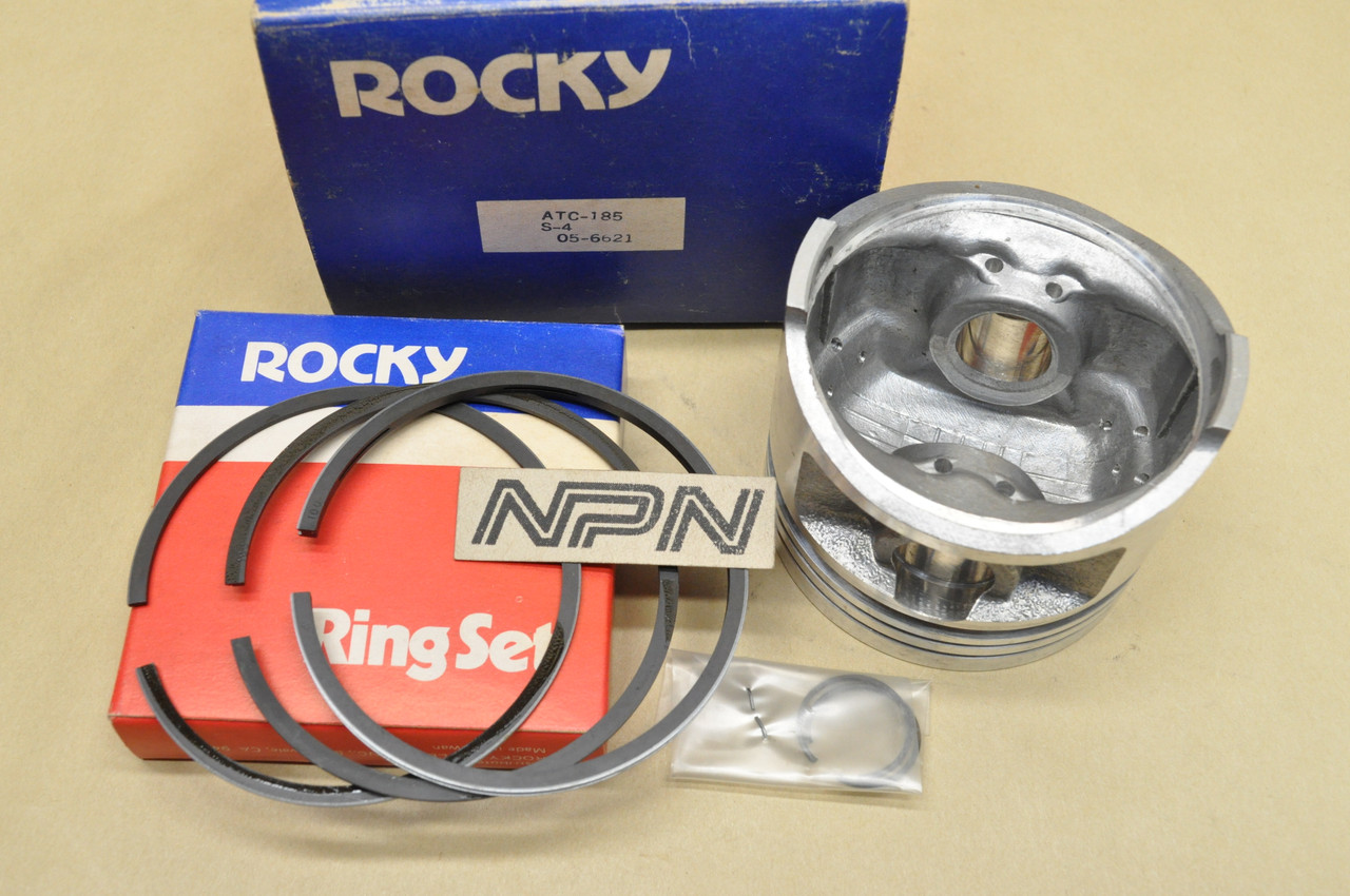 NOS Honda 1980-83 ATC185 Rocky 1.00 Oversize Piston & Ring Kit 13105-958-000 