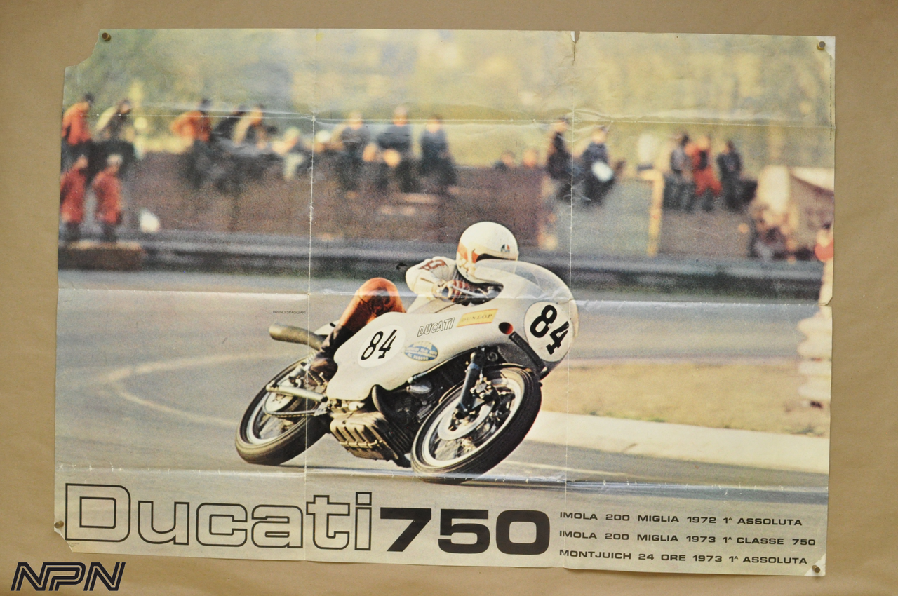 Vintage Ducati 750 GT 750 Sport 750 SS Super Sport Desmo Brochure Poster