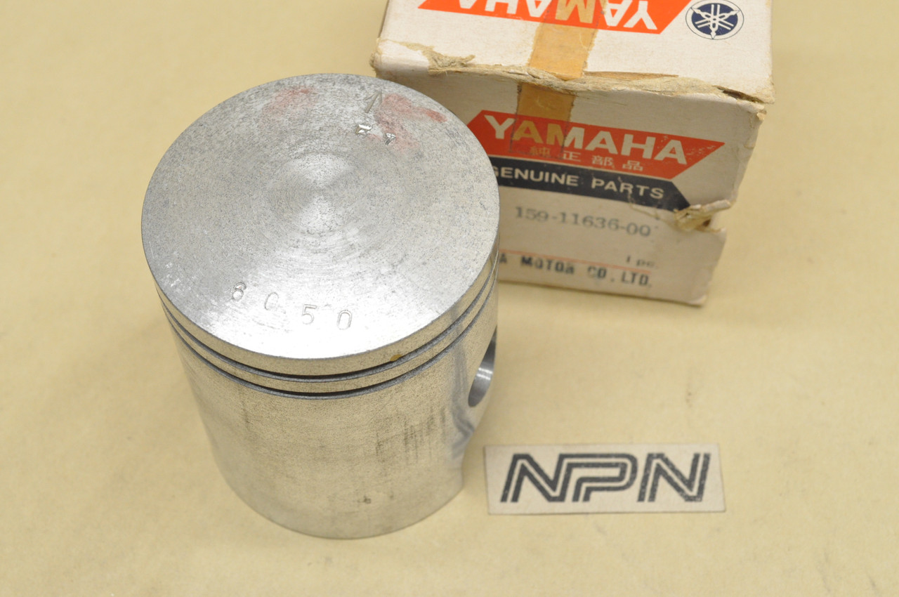 NOS Yamaha YM1 YM2 .50 Oversize Piston 60.50mm 159-11636-00