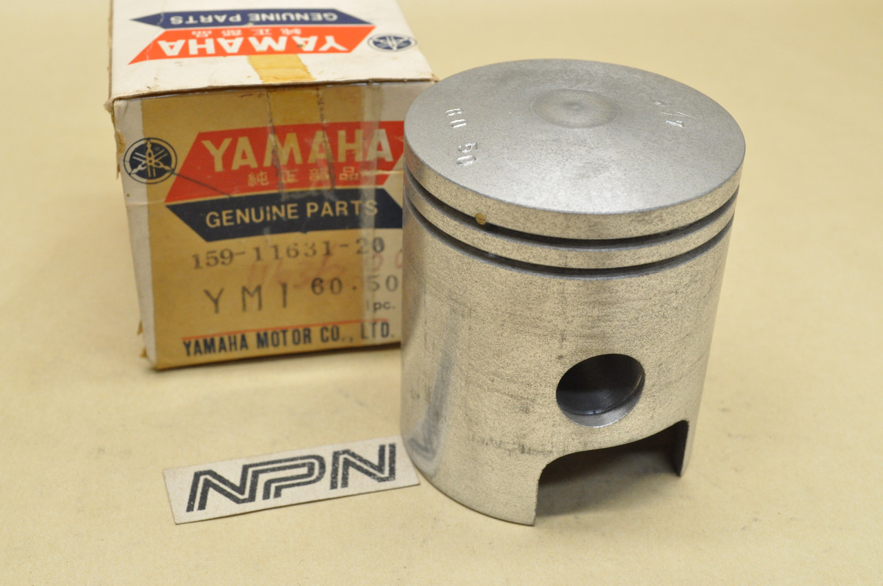 NOS Yamaha YM1 YM2 .50 Oversize Piston 60.50 mm 159-11631-20