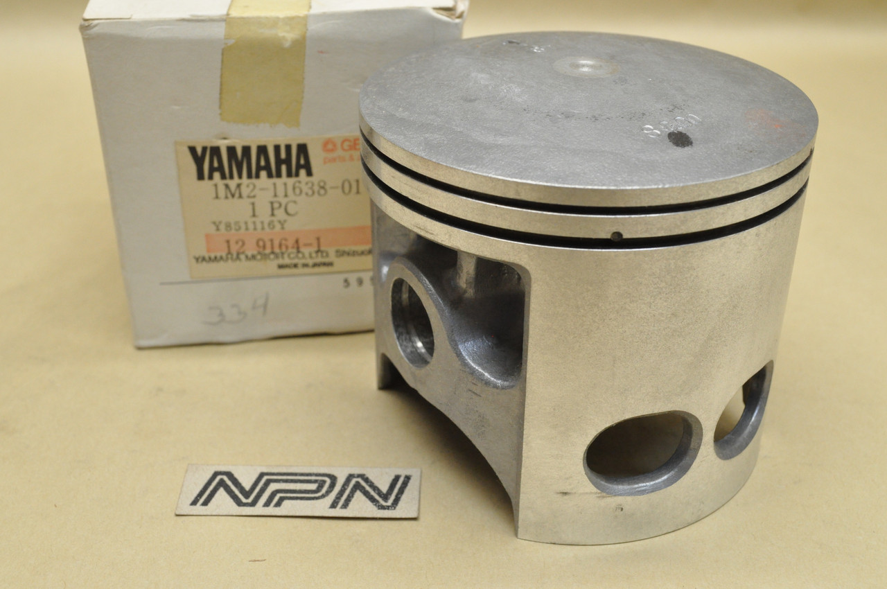 Jeu D'Anneaux De Piston Yamaha DT400 NOS - OEM 1975-1976 - Réf. 500-11610-20 - Neuf Ancien Stock