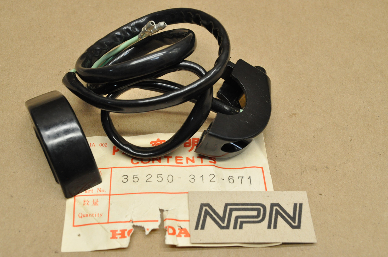 NOS Honda SL350 K1 Horn Switch Assembly 35250-312-671