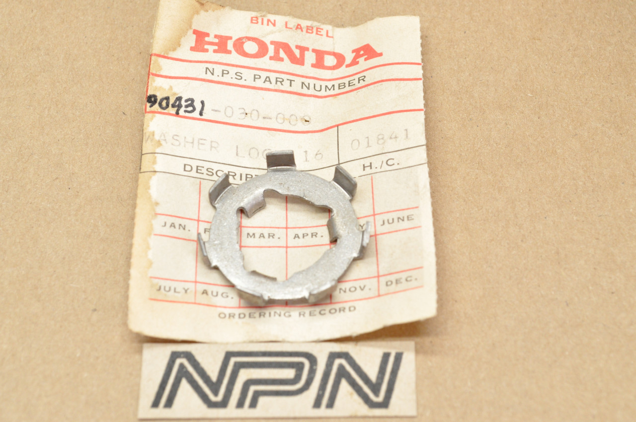 NOS Honda CA200 C200 CM91 CT200 CT90 S90 Clutch Lock Washer 90431-030-000