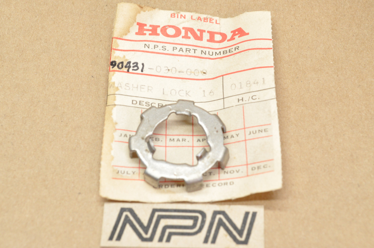 NOS Honda CA200 C200 CM91 CT200 CT90 S90 Clutch Lock Washer 90431-030-000