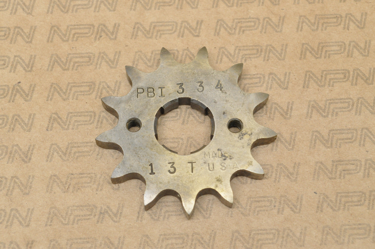 NOS Honda CB100 CL100 SL100 SL125 XL100 XR185 PBI Sprocket 13T 23801-107-760