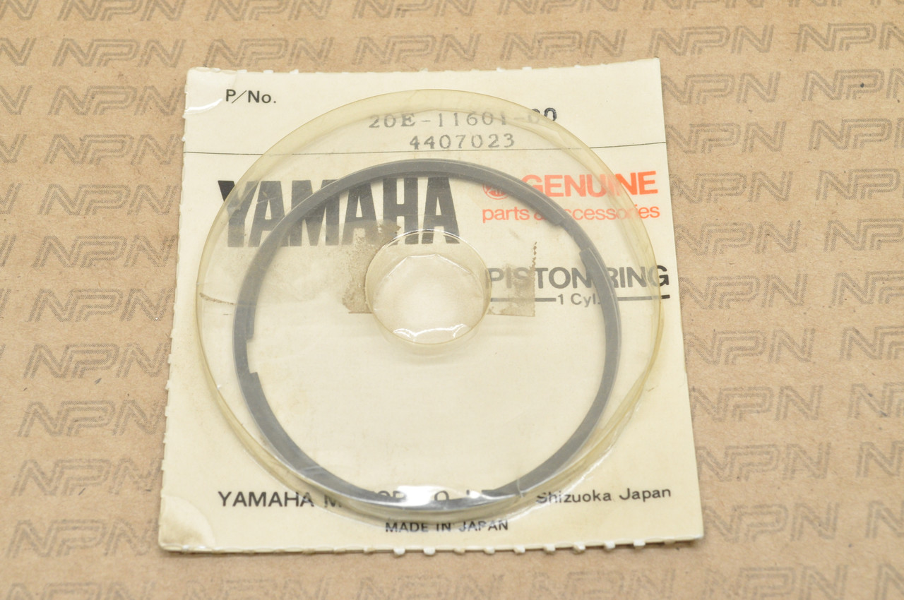 NOS Yamaha 1983 YT175 Standard Size Piston Ring Set for 1 Piston 20E-11601-00