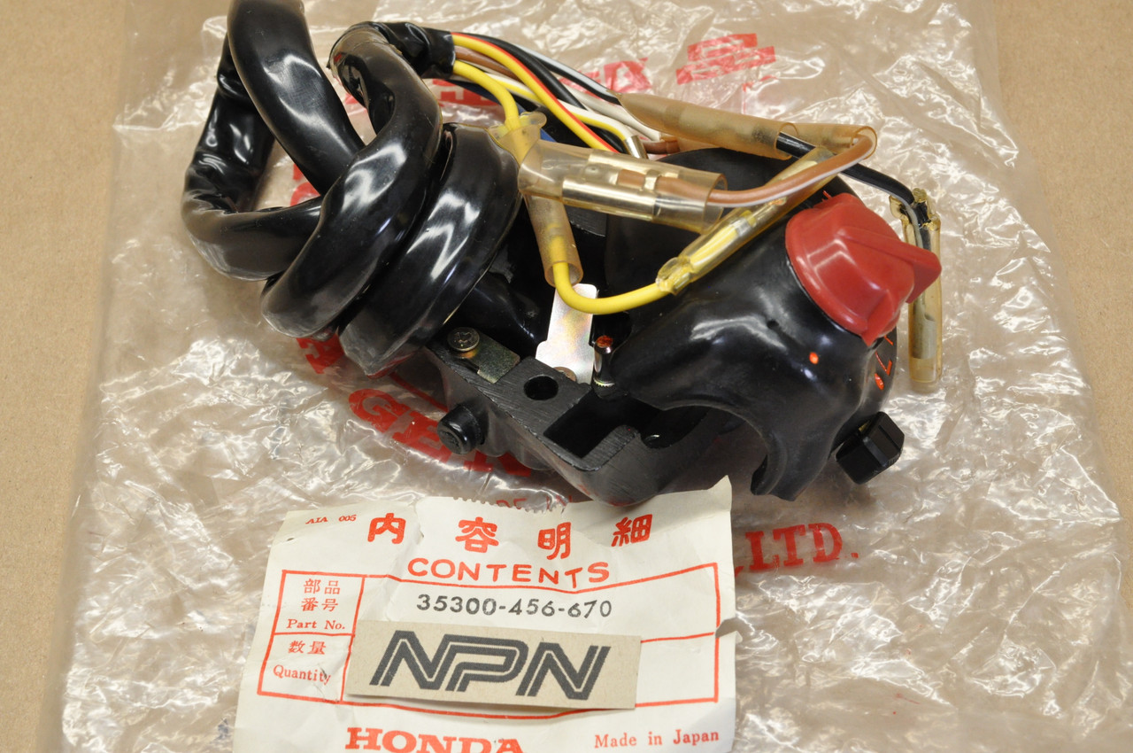 NOS Honda CB175 CL175 CL200 CL350 CL450 Stop Kill Light Switch 35300-456-670