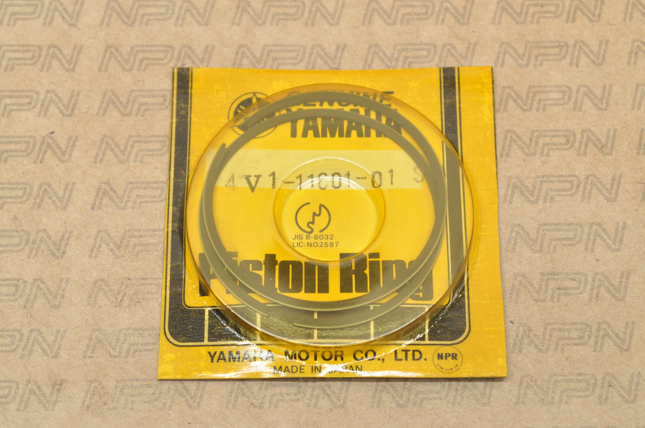 NOS Yamaha 1981 YZ80 Standard Size Piston Ring Set for 1 Piston 4V1-11601-01