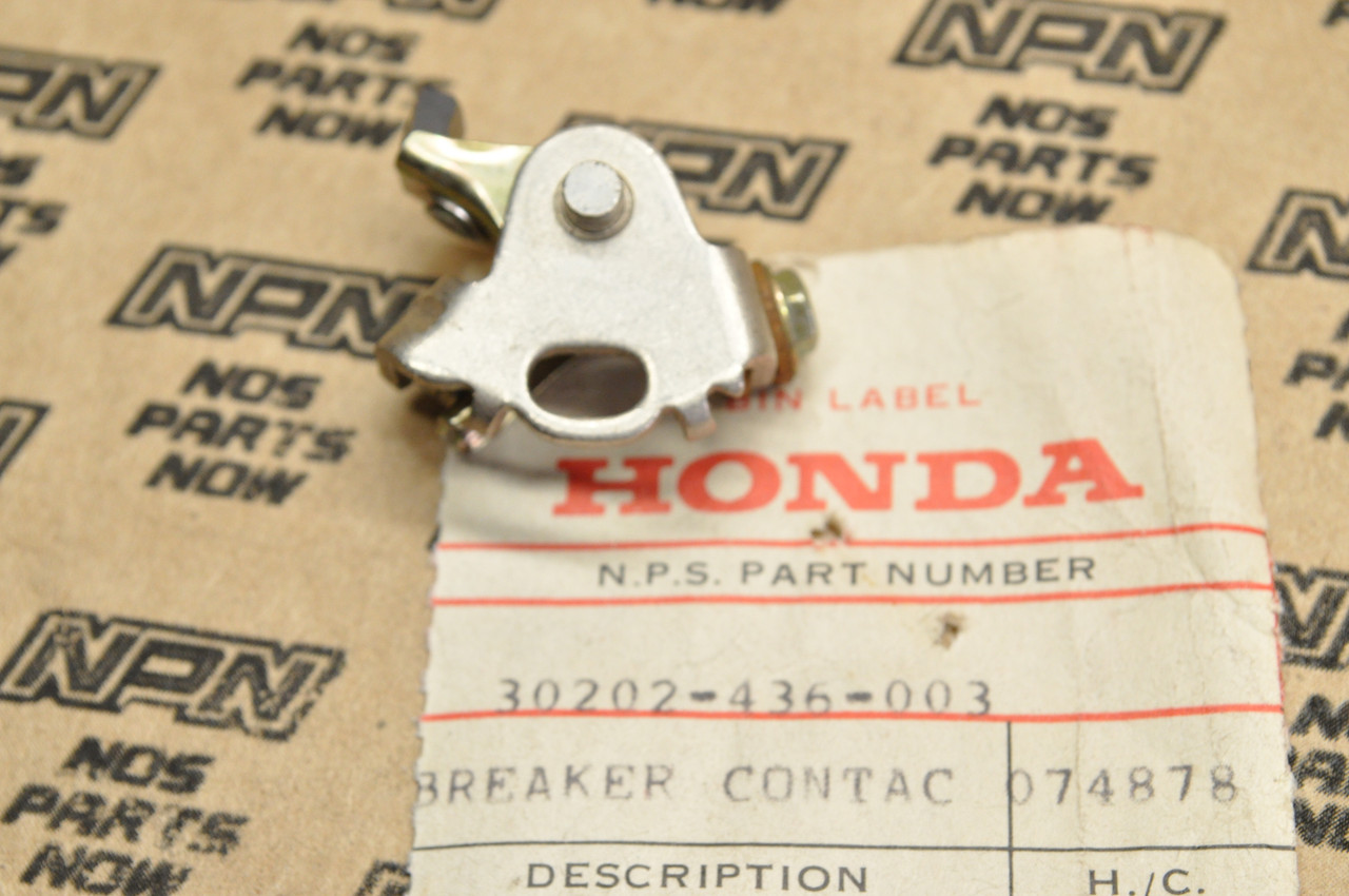 NOS Honda 1979-85 XL100 S Ignition Points Contact Breaker 30202-436-003
