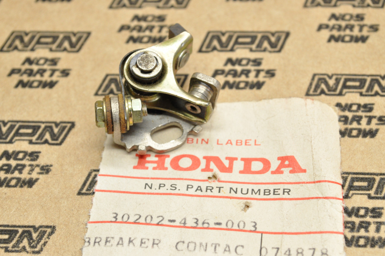NOS Honda 1979-85 XL100 S Ignition Points Contact Breaker 30202-436-003