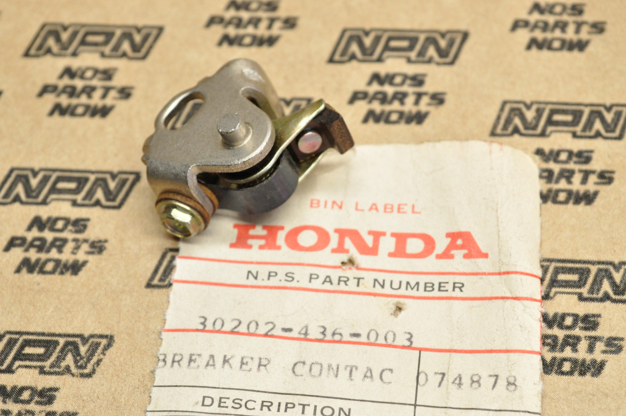 NOS Honda 1979-85 XL100 S Ignition Points Contact Breaker 30202-436-003
