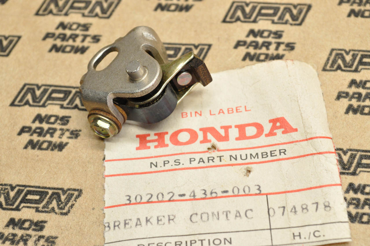 NOS Honda 1979-85 XL100 S Ignition Points Contact Breaker 30202-436-003