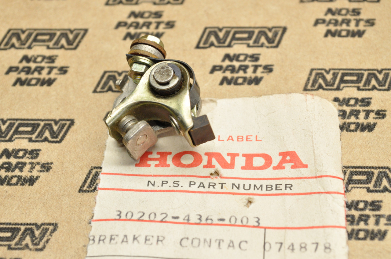 NOS Honda 1979-85 XL100 S Ignition Points Contact Breaker 30202-436-003