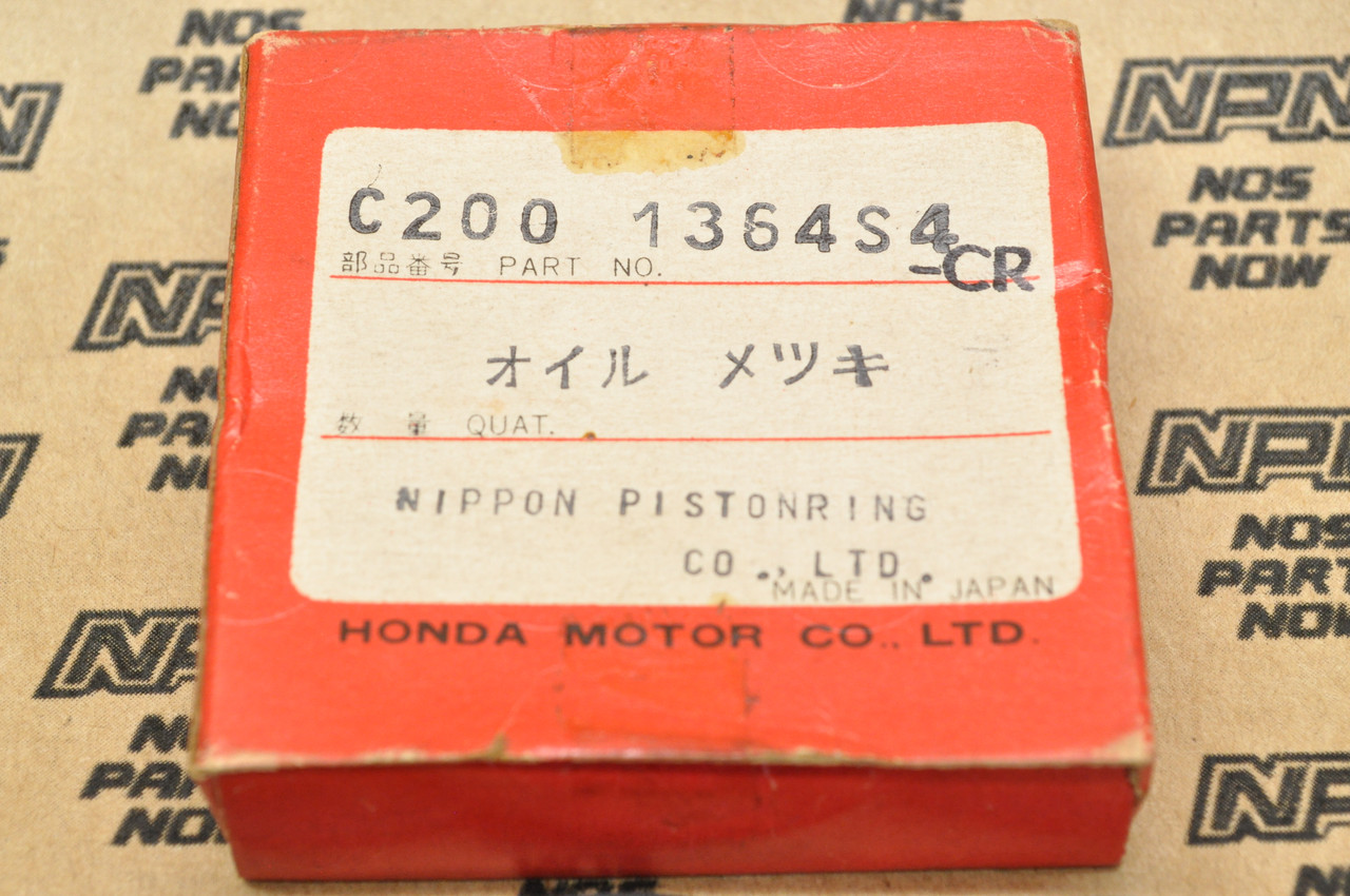 NOS Honda CA200 C200 1.00 Oversize Piston Ring Set for 1 Piston 13050-030-000