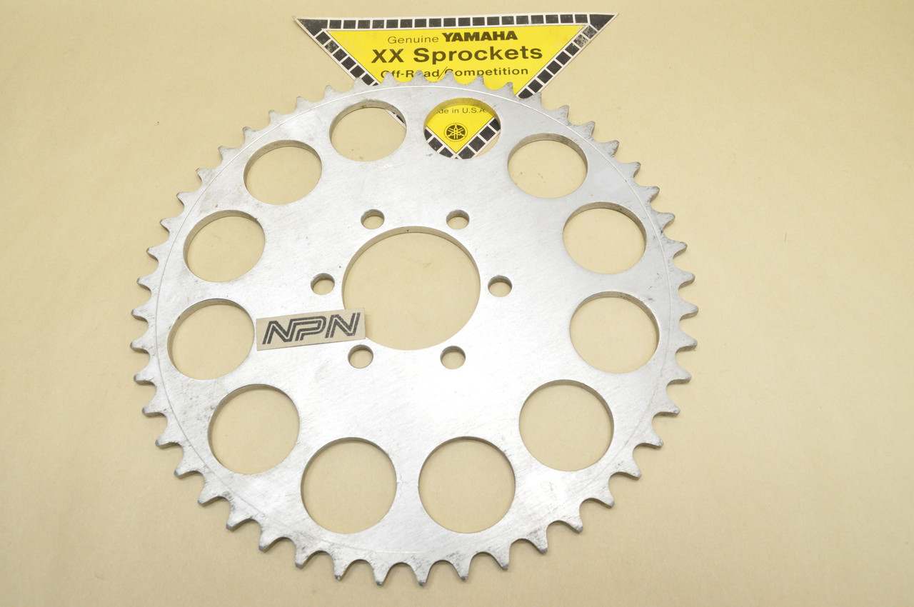 NOS Yamaha 1976 YZ100 77-80 YZ125 Rear Wheel Drive Sprocket 49T