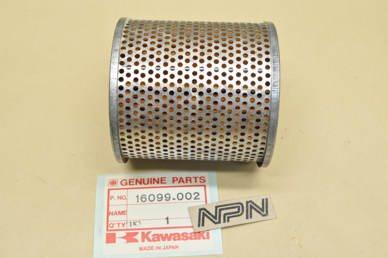 NOS Kawasaki KZ1000 KZ1300 KZ750 KZ900 Z1 ZN1300 Oil Filter Element 16099-002