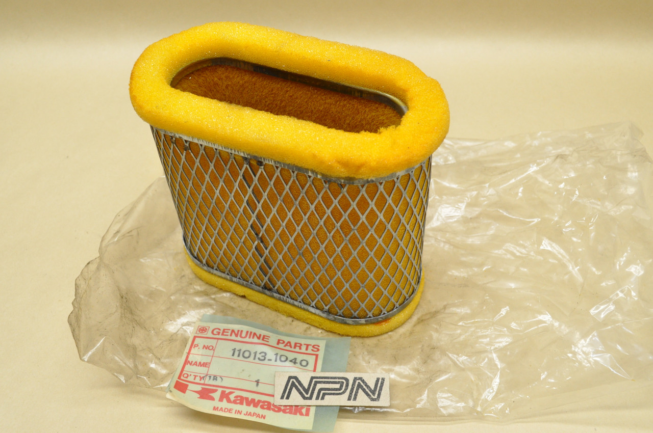 NOS Kawasaki 1981-82 KZ1100 1984-85 ZN1100 Air Filter Cleaner Element 11013-1040