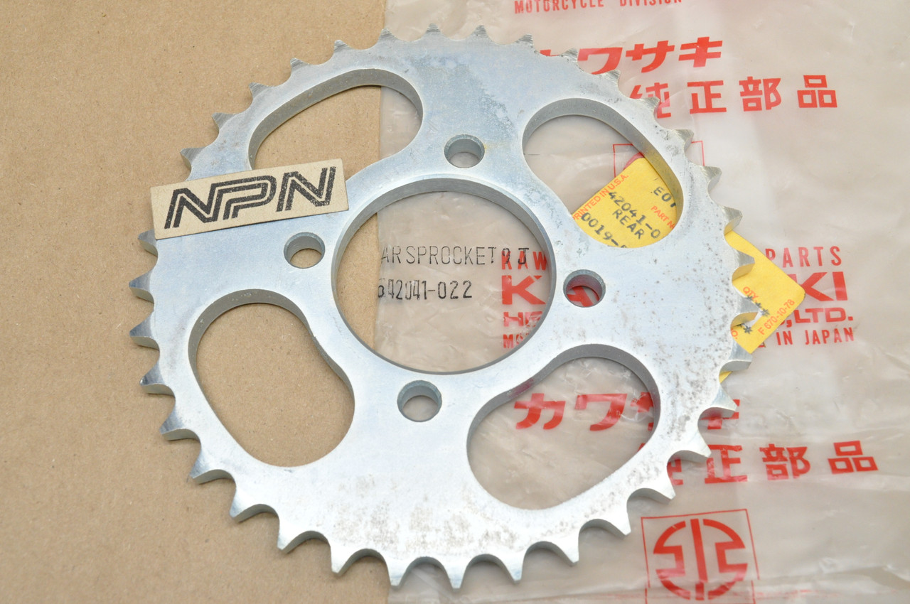 NOS Kawasaki C2 SS C2TR KD100 KD80 KM100 MC1 Rear Sprocket 36T