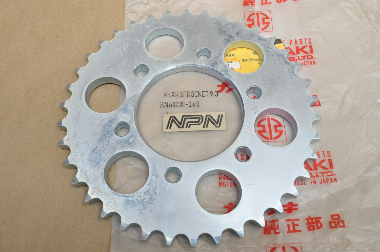 NOS Kawasaki KZ550 KZ750 Rear Wheel Drive Chain Sprocket 38T 42041-160