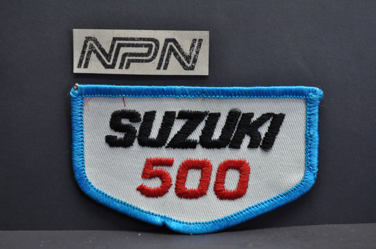 Vintage Suzuki 500 T500 SP500 Motorcycle Embroidered Sew On Patch