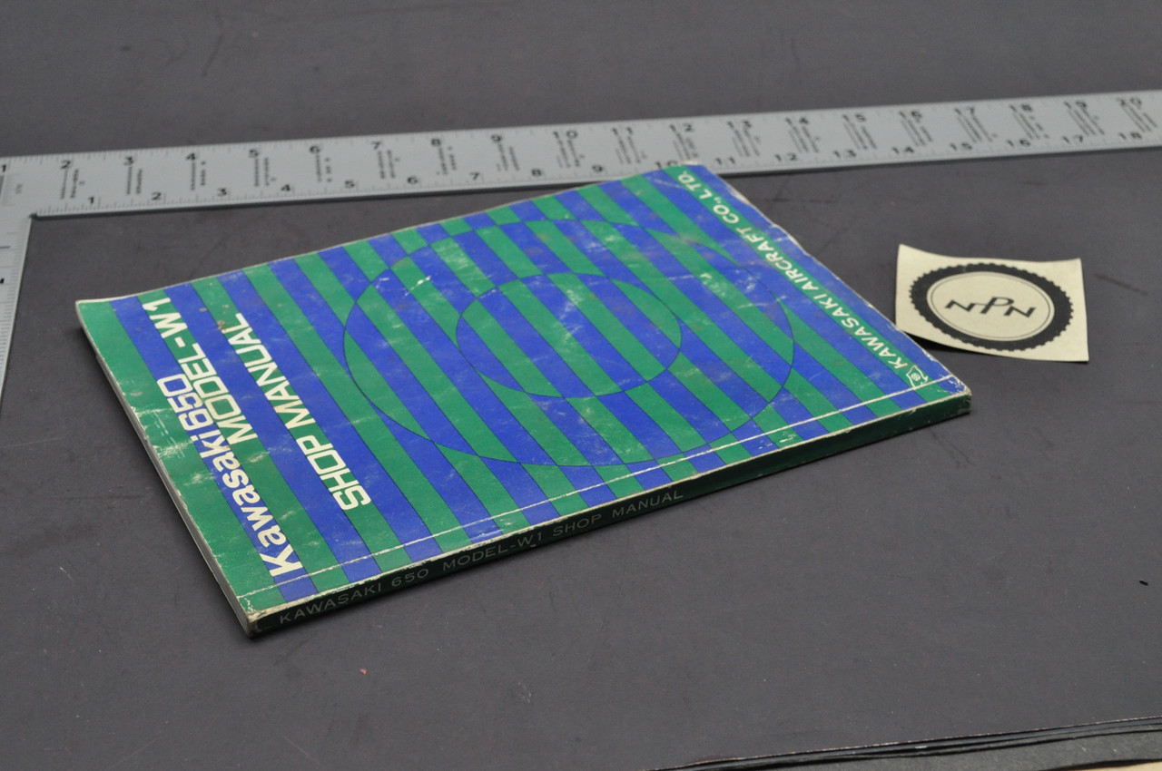 kawasaki W1 MAINTENANCE BOOK 【メール便対応】カワサキ W1