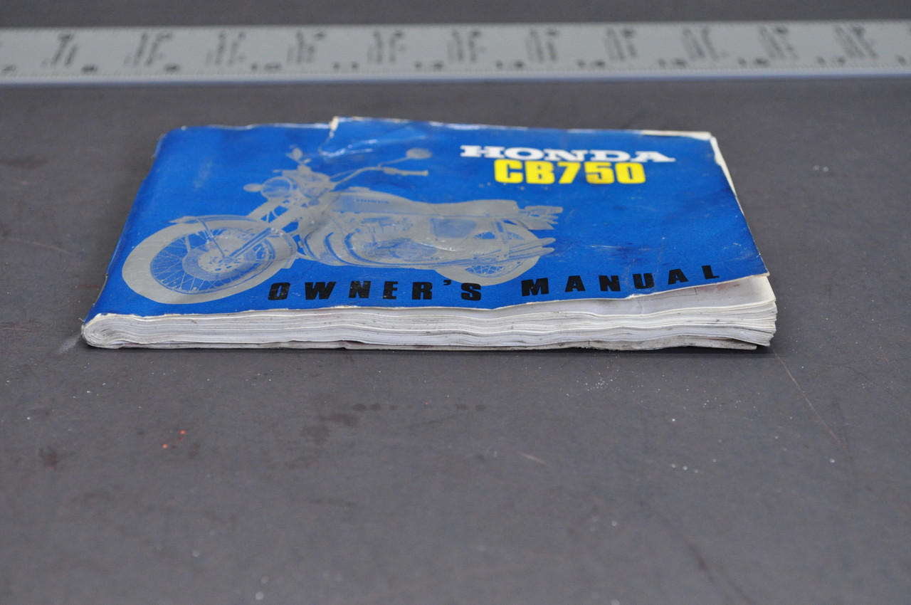 Vintage 1972 Honda CB750 K2 Motorcycle Owners Manual **See Description