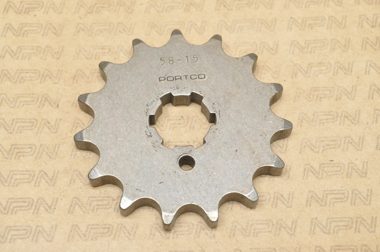 NOS Kawasaki A7 H1 H2 KH400 KH500 S2 S3 W1 W2 Portco Sprocket 15T