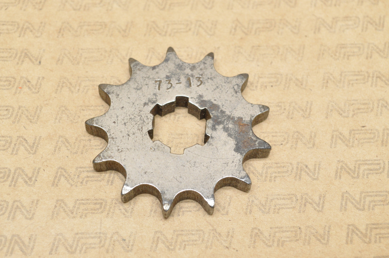 NOS Yamaha AT1 CT1 DT100 MX175 RD200 TY250 YT125 YZ80 Sprocket 13T 93822-13024