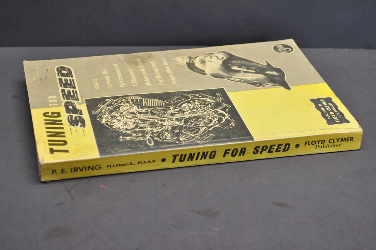 Vtg Motorcycle Tuning for Speed Phil Irving Floyd Clymer Book JAP BSA Triumph BMW