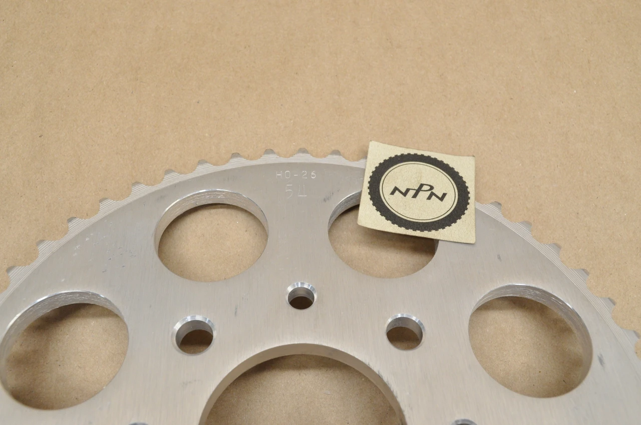 NOS Honda 1976-78 CR125 M Hickory Rear Chain Drive Sprocket 54T 41201-400-000