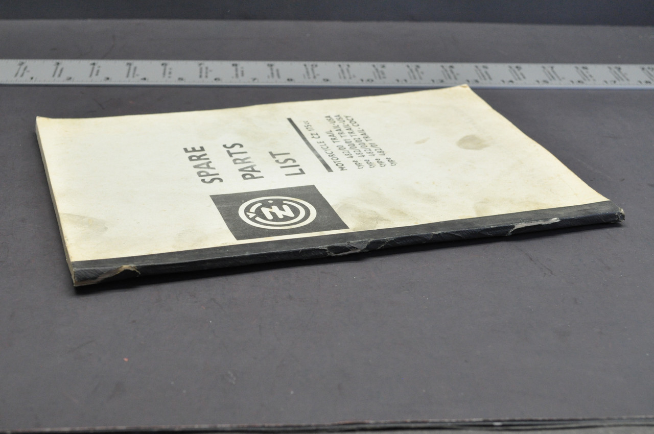 Vintage CZ 175 Trail Type 482 Motorcycle Parts List Dealer Catalog