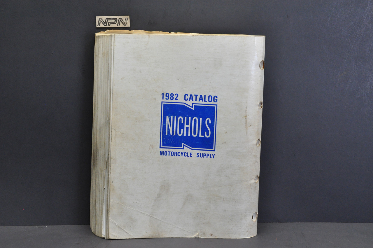 Vintage 1982 Nichols Motorcycle Supply Parts Accessories Catalog Guide Book
