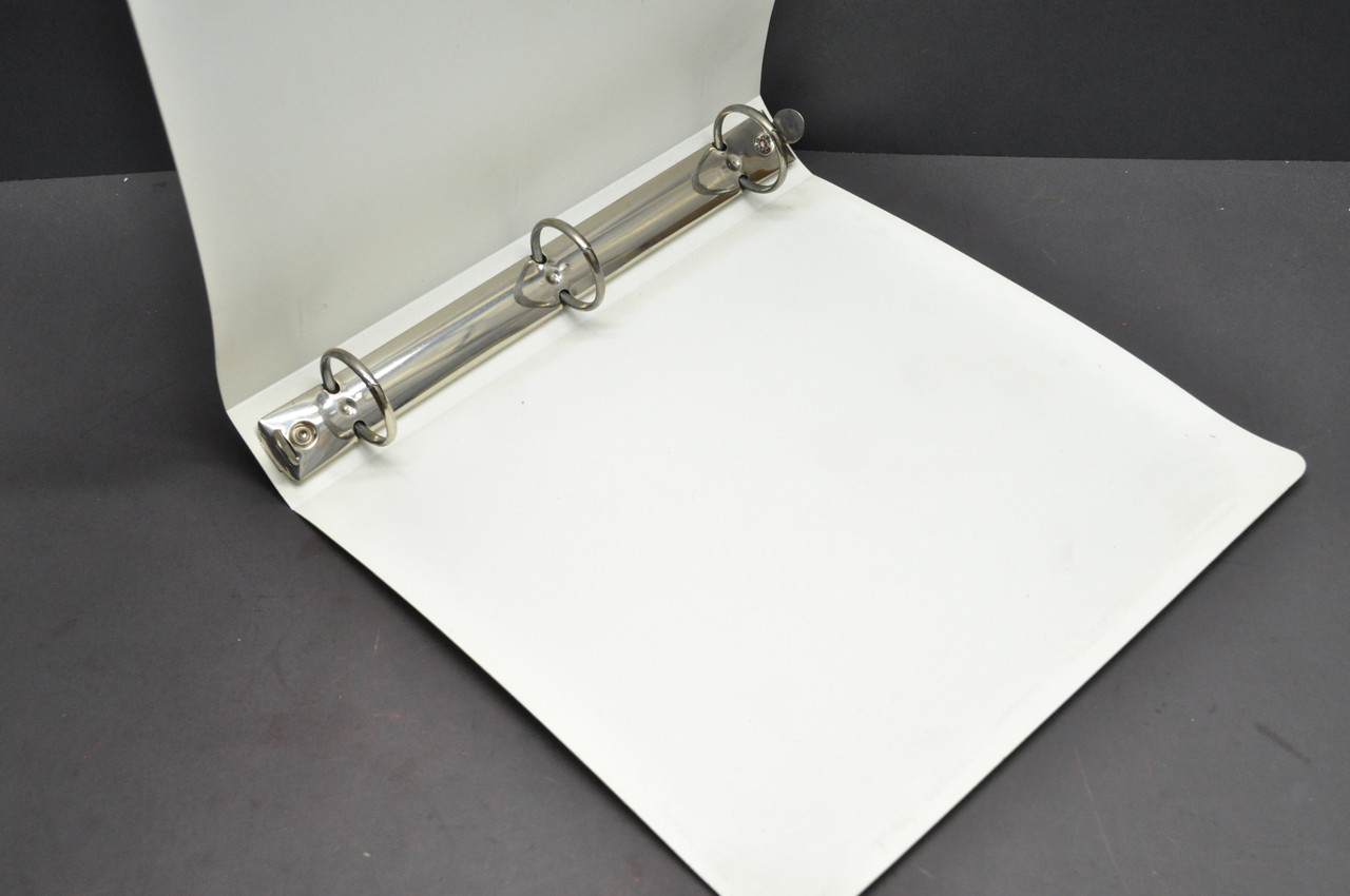 Vtg KK Motorcycle Supply Catalog Binder Only Dayton OH Kelley Motorcycle Helmet